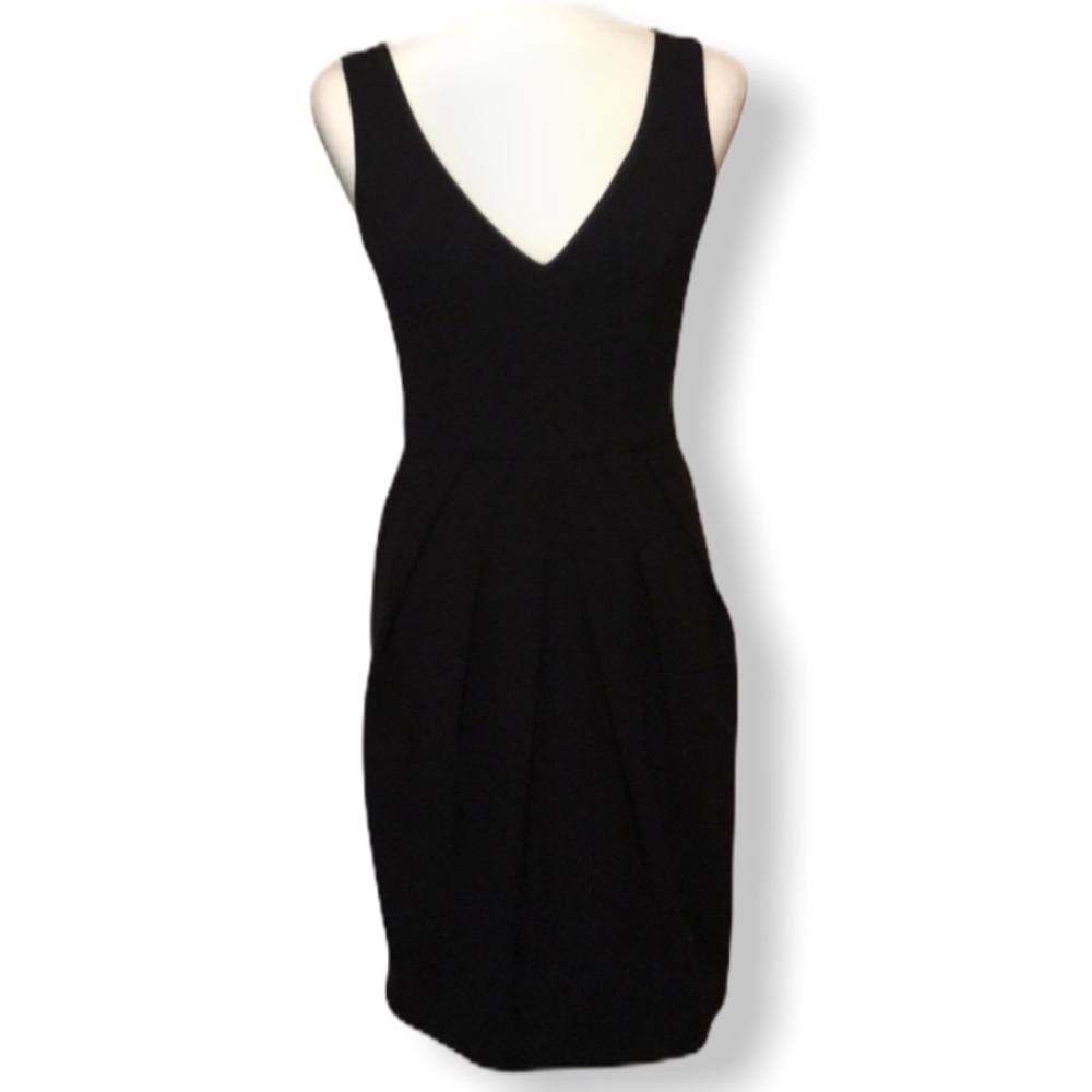KAREN KANE Black Classic Sheath Dress Size XS
